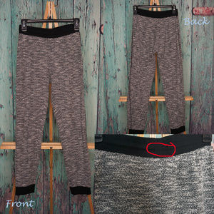 Left Coast black and white jogger pants